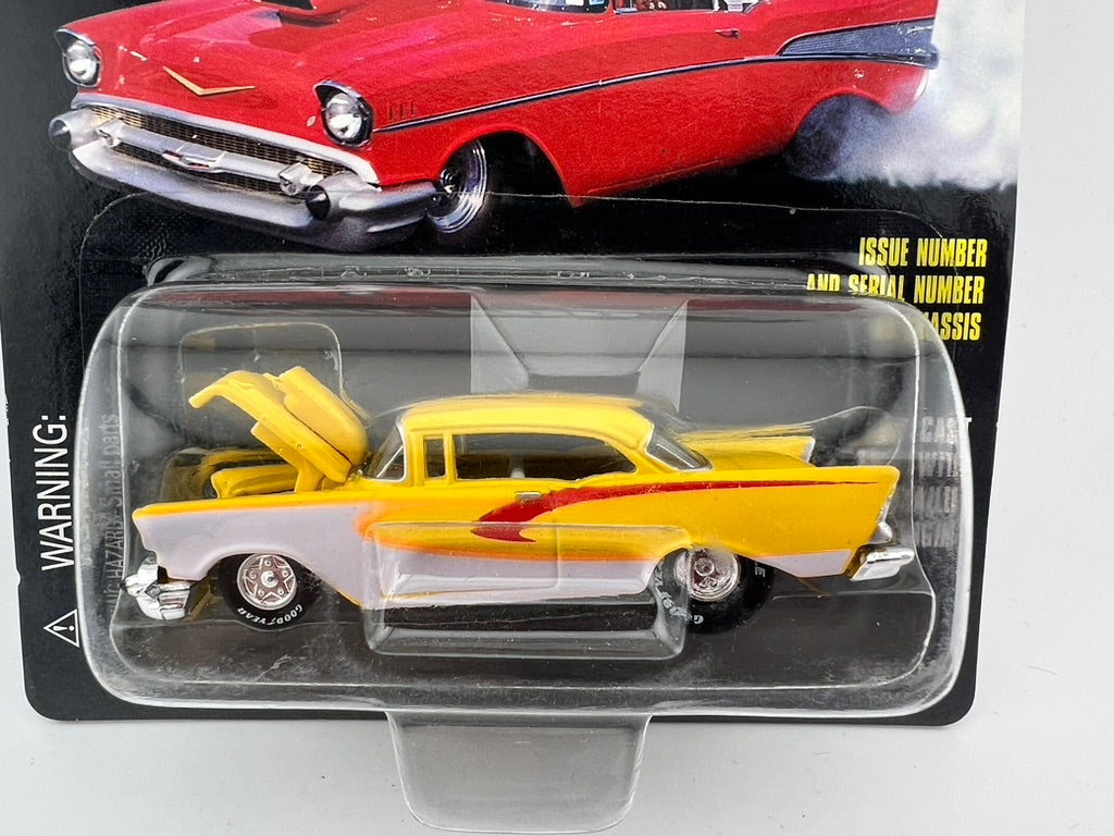 Racing Champions Hot Rod Magazine – ’57 Chevy Bel Air (Drag Racing Series) Fishwheels