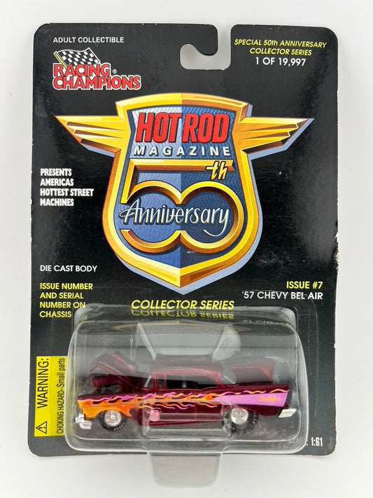 Racing Champions Hot Rod Magazine ’57 Chevy Bel Air Fishwheels