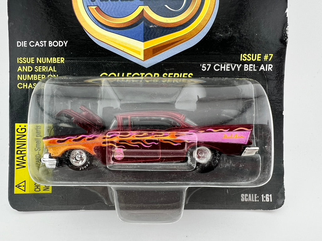 Racing Champions Hot Rod Magazine ’57 Chevy Bel Air Fishwheels