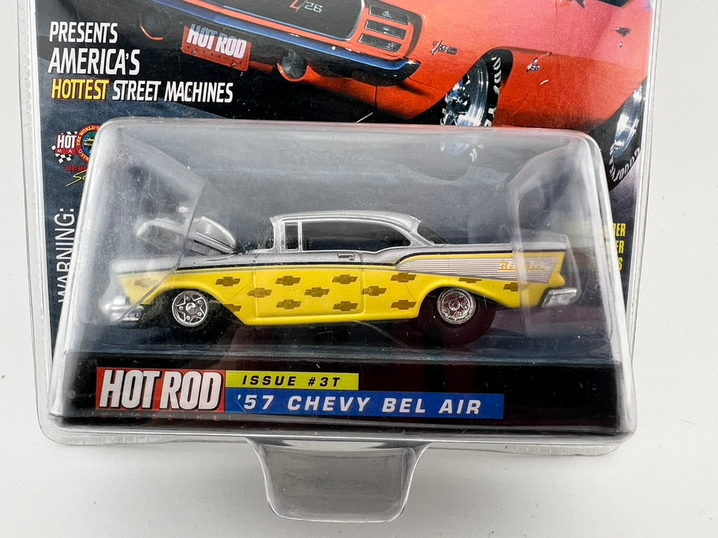 Racing Champions Hot Rod Magazine – ’57 Chevy Bel Air (Target Exclusive) Fishwheels