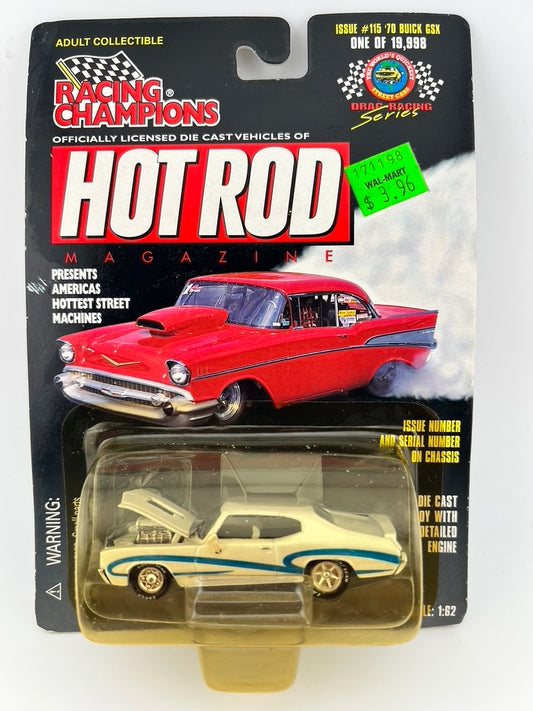 Racing Champions Hot Rod Magazine – '70 Buick GSX (Issue #115) Fishwheels