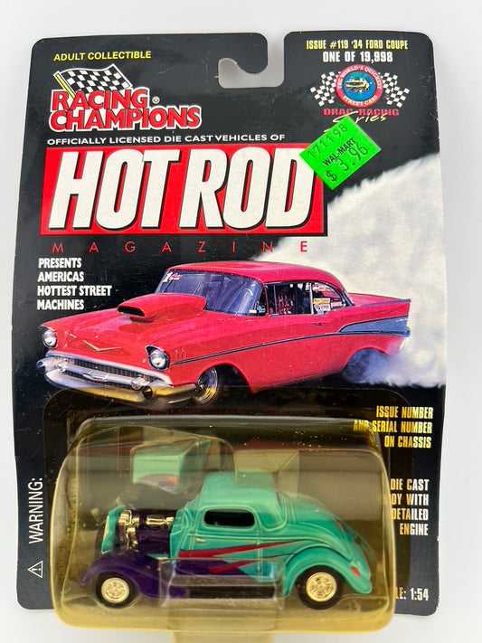 Racing Champions Hot Rod Magazine – Issue #119: ’34 Ford Coupe Fishwheels