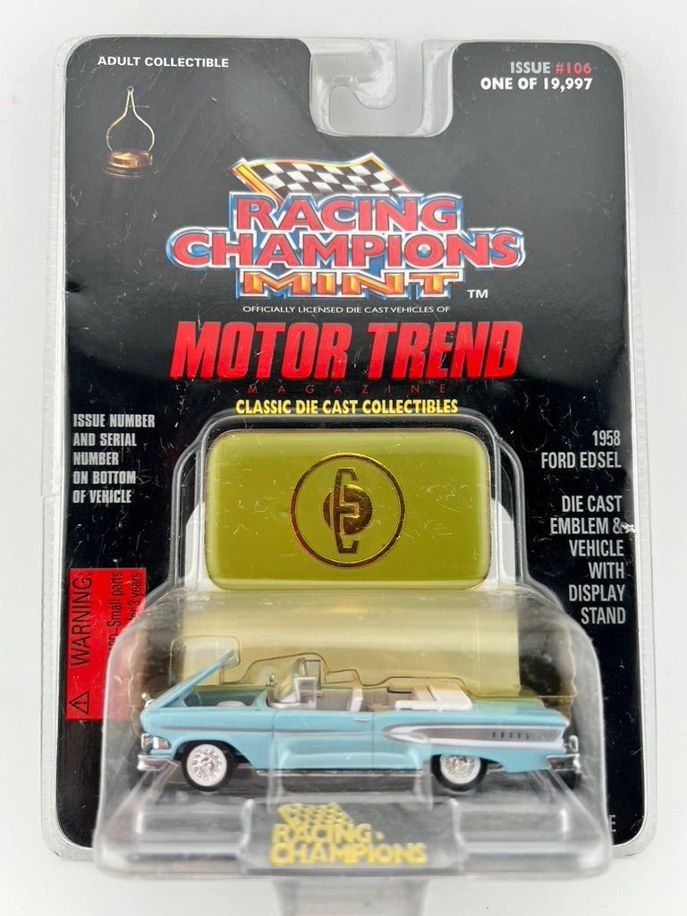 Racing Champions Mint – 1958 Ford Edsel (Motor Trend Series) Fishwheels
