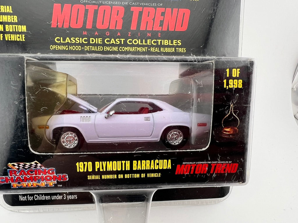 Racing Champions Mint – 1970 Plymouth Barracuda – Motor Trend Edition (1 of 1,998) Fishwheels
