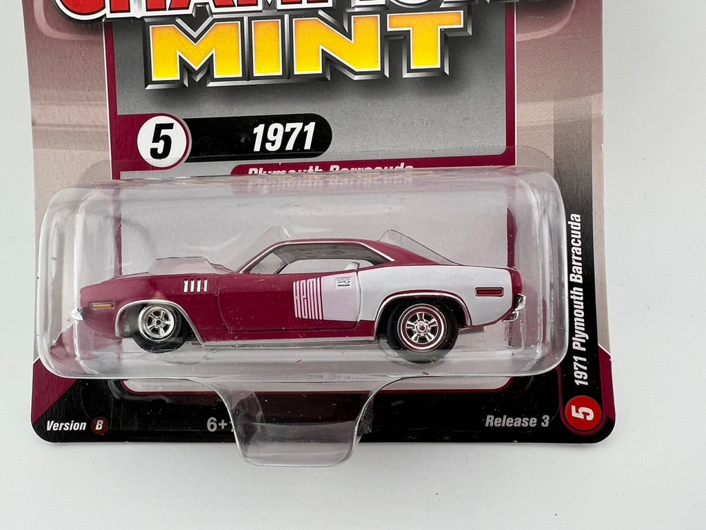 Racing Champions Mint – 1971 Plymouth Barracuda Fishwheels