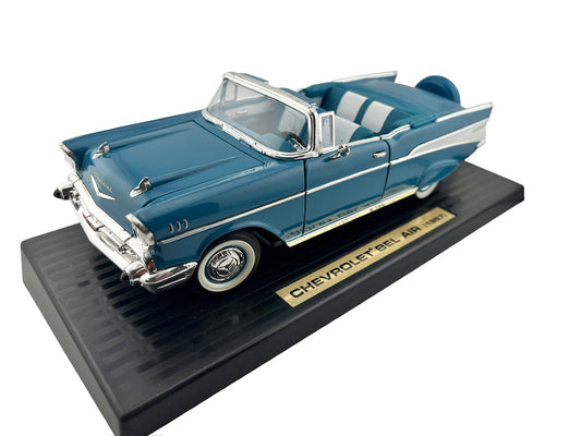 Road Tough 1957 Chevrolet Bel Air Convertible – Blue Fishwheels
