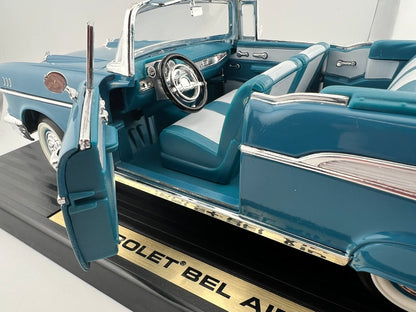 Road Tough 1957 Chevrolet Bel Air Convertible – Blue Fishwheels