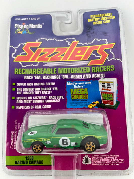 Sizzlers 1968 Racing Camaro Rechargeable Motorized Racer 1:64 Scale