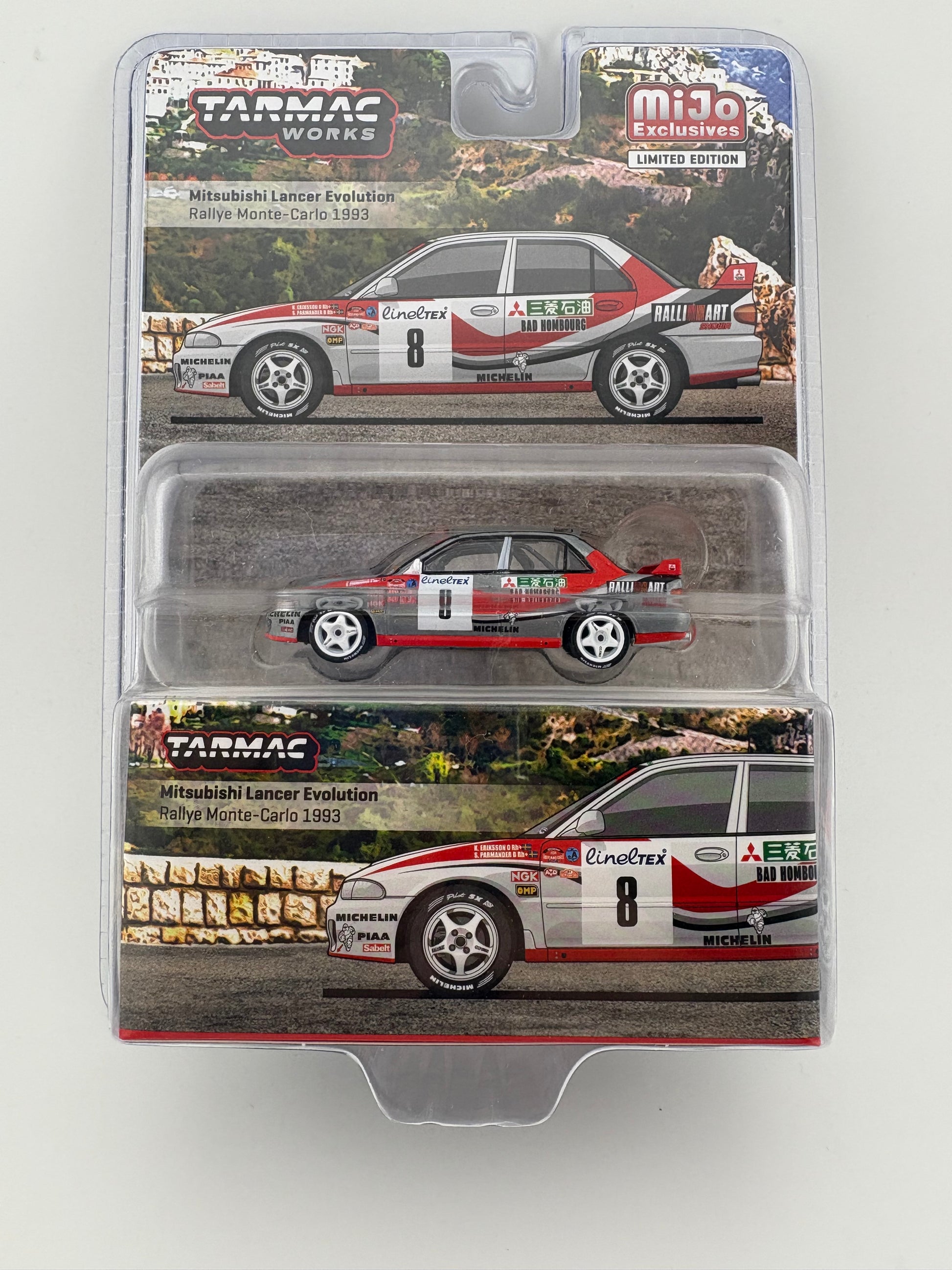 Tarmac Works Mitsubishi Lancer Evolution – Rallye Monte-Carlo 1993(Chase)