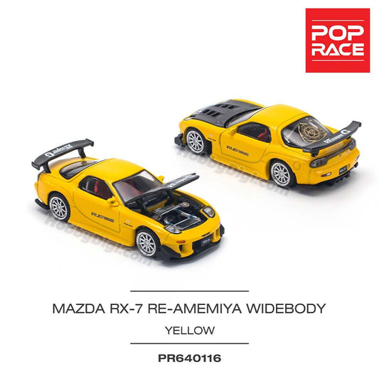 POP RACE – Mazda RX-7 RE Amemiya (Yellow)